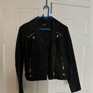 Black Bebe leather jacket